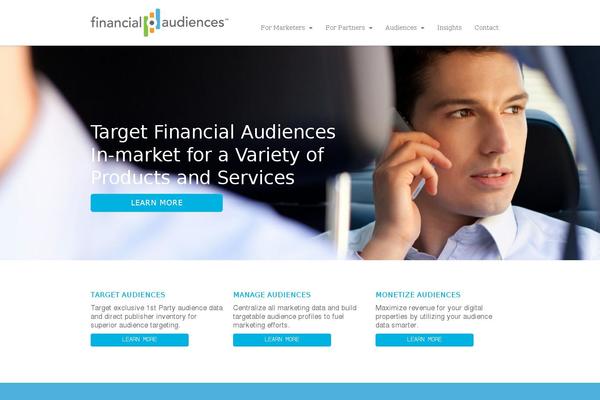 financialaudiences.com site used Financial-audience
