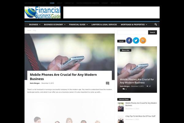 WordPress website example screenshot