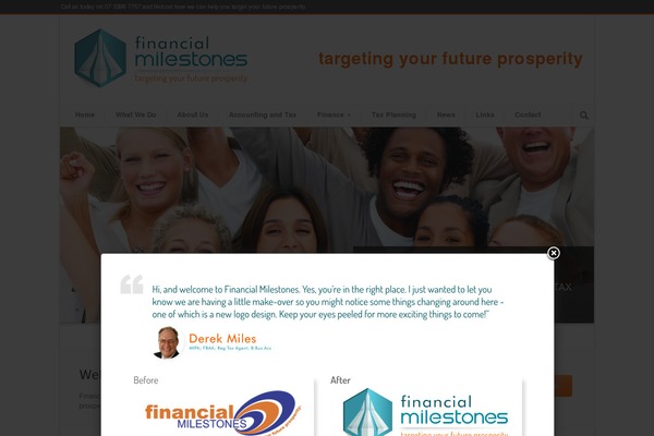 financialmilestones.com.au site used Fm-v1