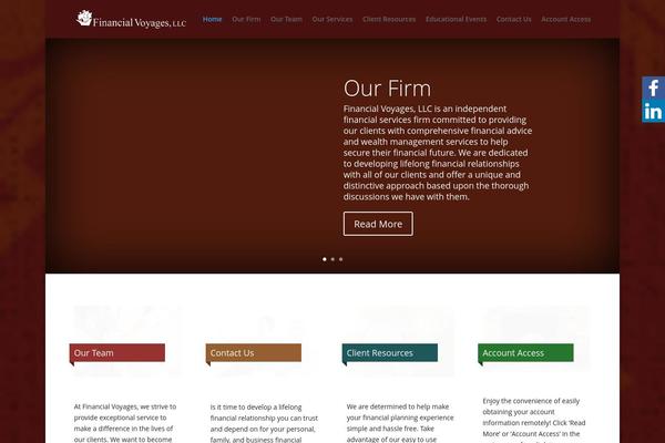 Divi theme site design template sample
