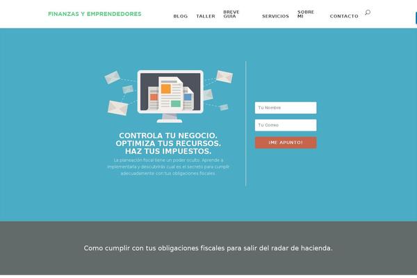 finanzasyemprendedores.com site used GeneratePress