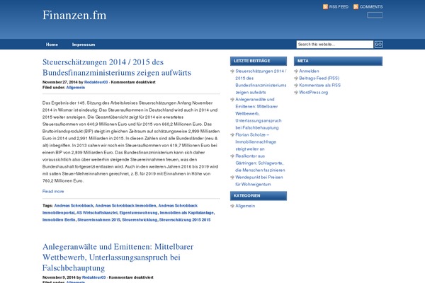 finanzen.fm site used Schema-lite-child