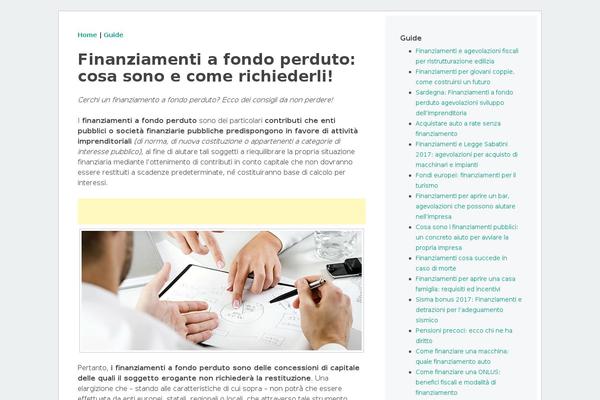 Neve theme site design template sample