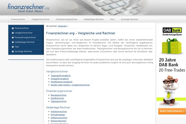 WordPress website example screenshot