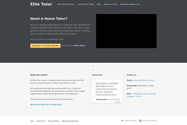 Stacked theme site design template sample