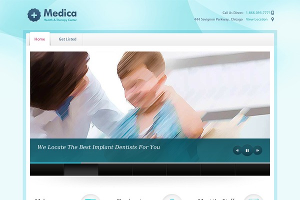 Medica Parent theme site design template sample