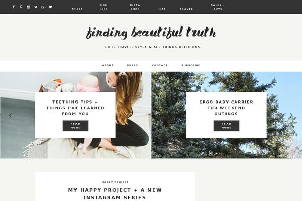 findingbeautifultruth.com site used Audrey-theme.1.0.9