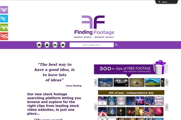 findingfootage.com site used Fftheme