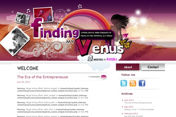 Twenty Ten theme site design template sample