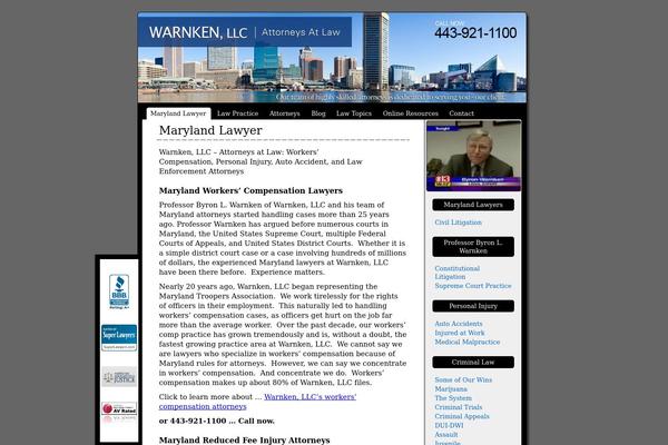 findmarylandlawyer.com site used Warnken