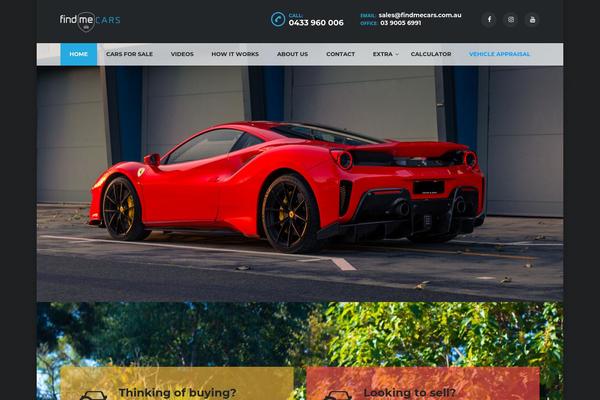 Motors theme site design template sample