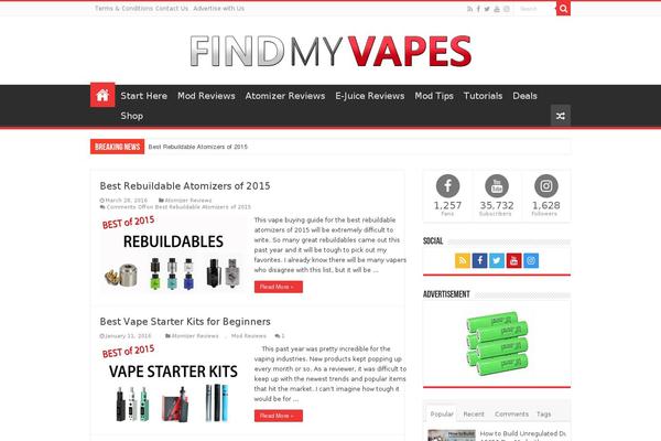 findmyvapes.com site used Shopper