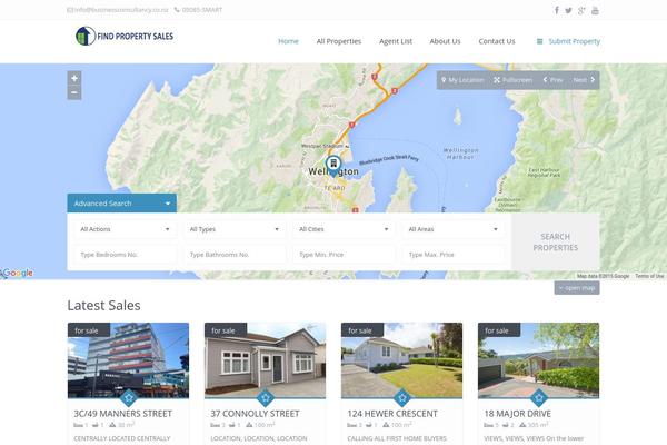 findpropertysales.co.nz site used Residence