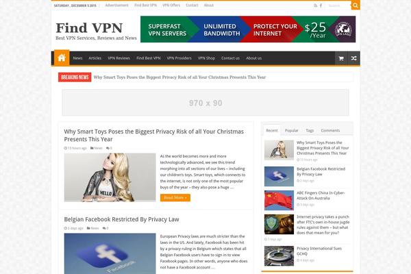 Sahifa theme site design template sample