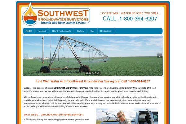 Southwest theme site design template sample