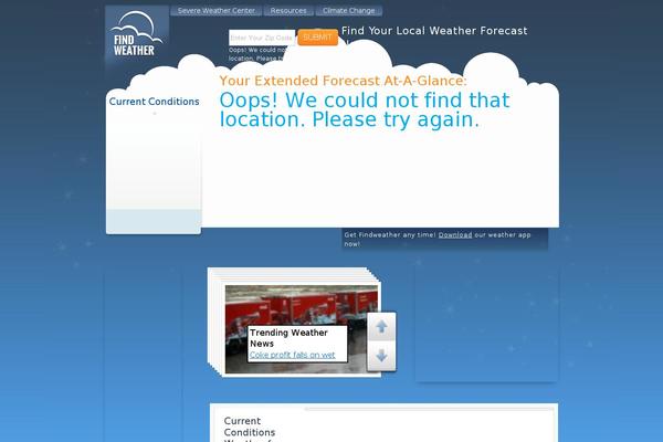 findweather.com site used Baseinstall