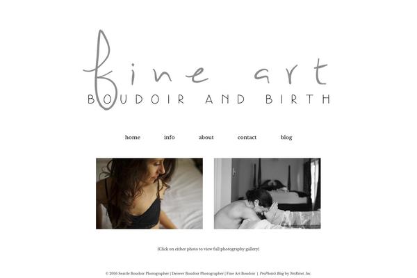 ProPhoto 5 theme site design template sample