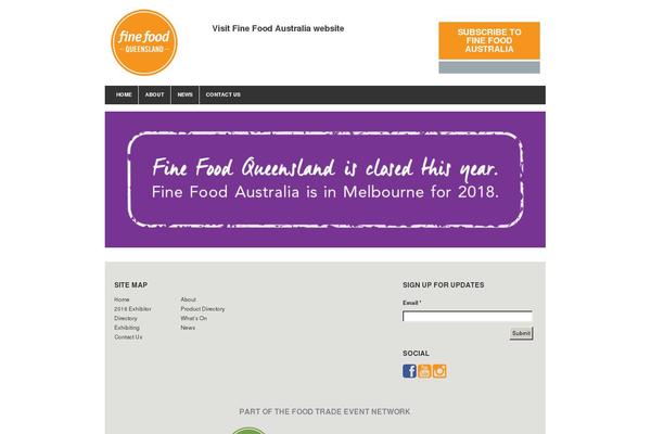 finefoodqueensland.com.au site used Finefood-2015