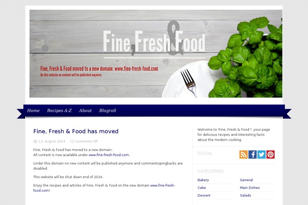 finefreshfood.de site used Delicacy-pro-child
