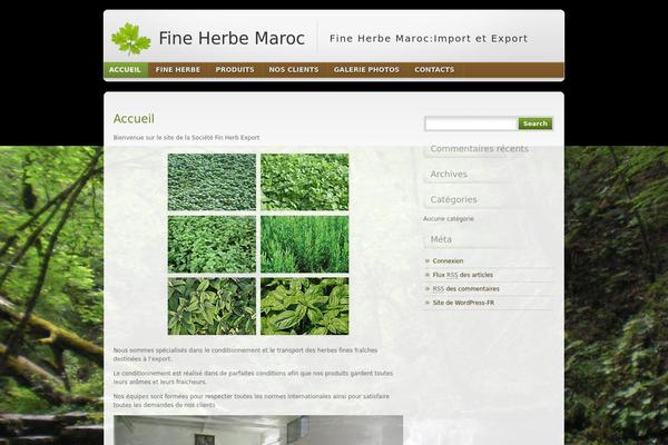 NatureFox theme site design template sample