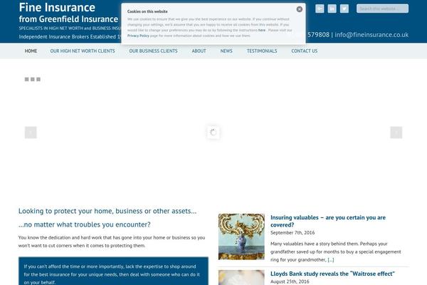 WordPress website example screenshot