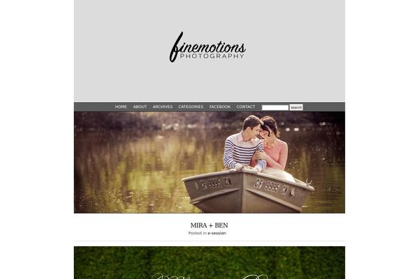 Prophoto4 theme site design template sample