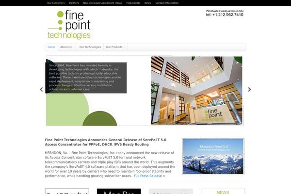 Canvas theme site design template sample