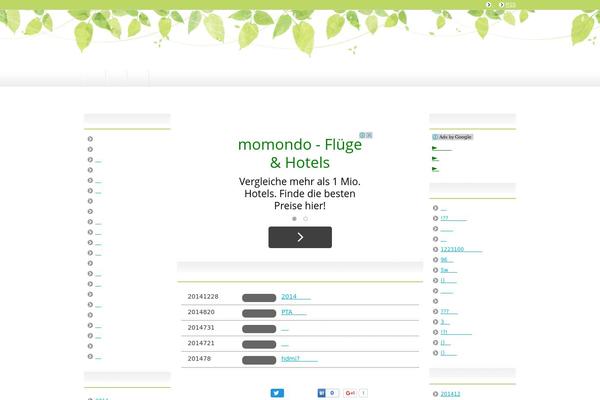 WordPress website example screenshot