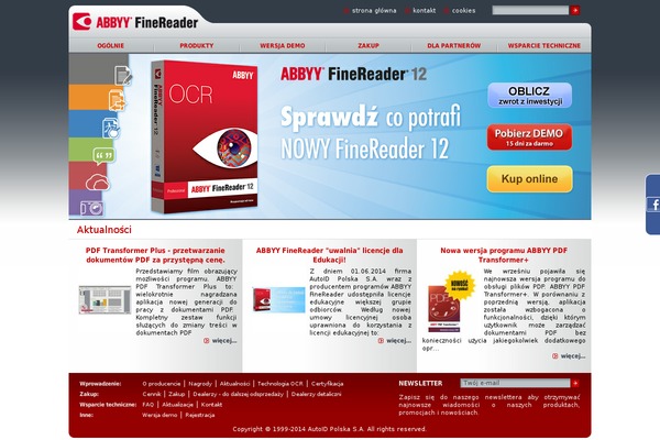 finereader.pl site used Finder