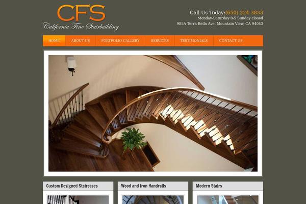 Cfs theme site design template sample