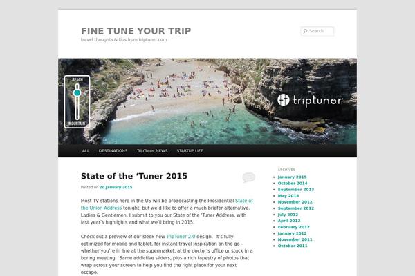 Twenty Eleven theme site design template sample