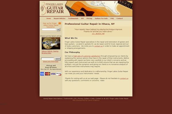 fingerlakesguitarrepair.com site used Finger-lakes-guitar-repair