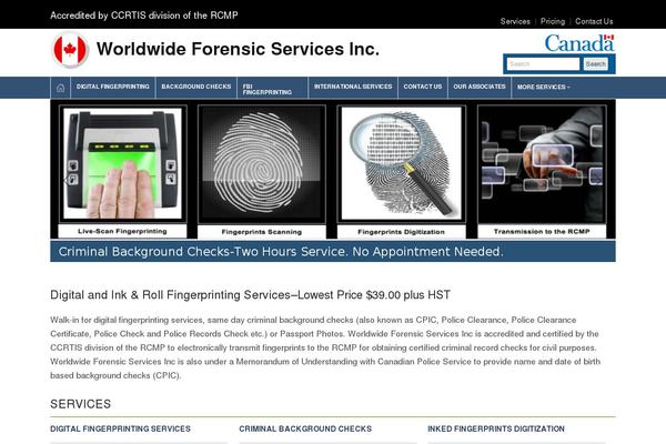fingerscan.ca site used Modena