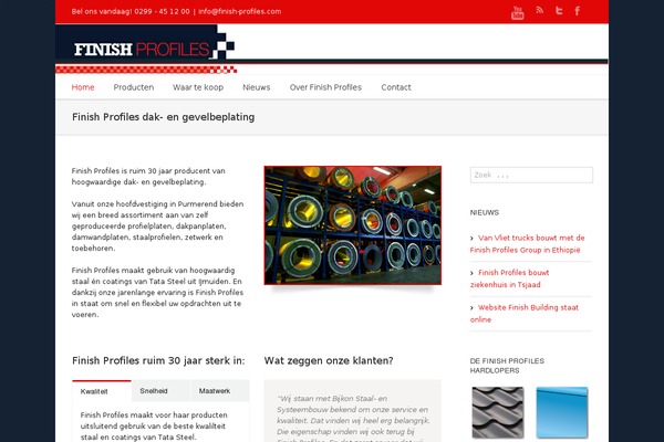 WordPress website example screenshot