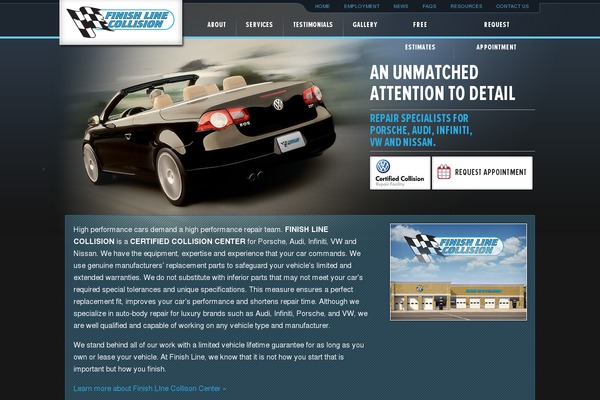 finishlinecollision.net site used Finishline