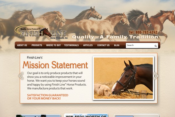 finishlinehorse.com site used Finishline