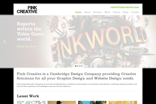 finkcreative.com site used Fink