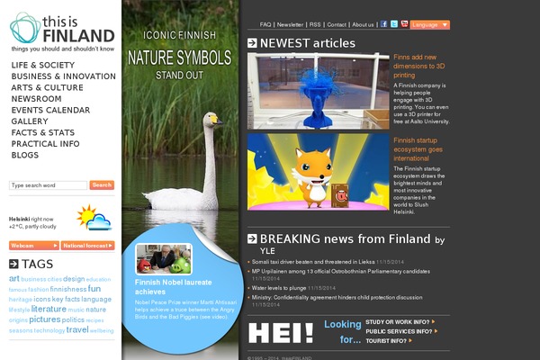 finland.fi site used Thisisfinland