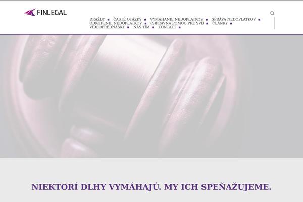 finlegal.sk site used Law-firm-child