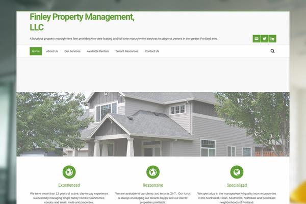 WordPress website example screenshot