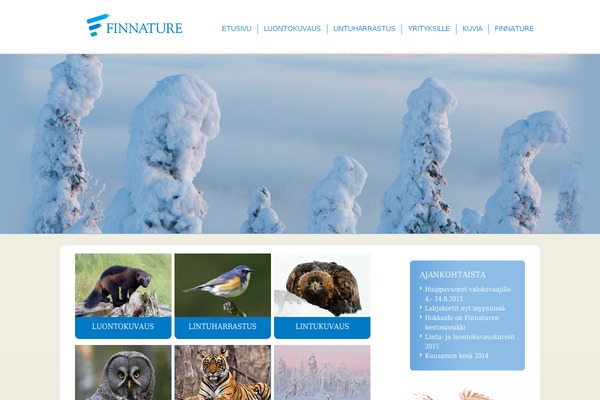 finnature.fi site used Finnature