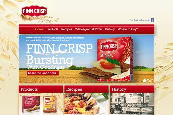 finncrisp.com site used Finncrisp