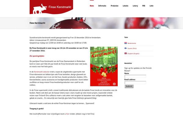 finsekerstmarkt.nl site used Avada