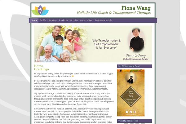 fiona-wang.com site used Serenity