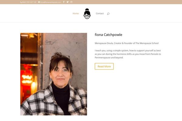 fionacatchpowle.com site used Divi