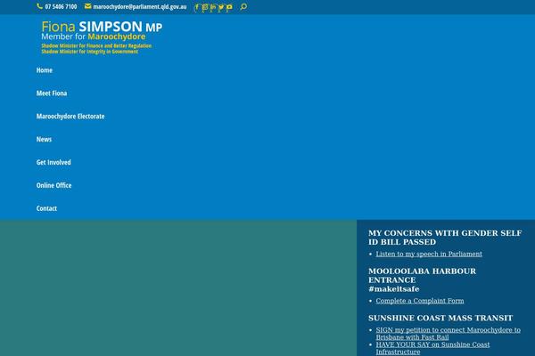 WordPress website example screenshot