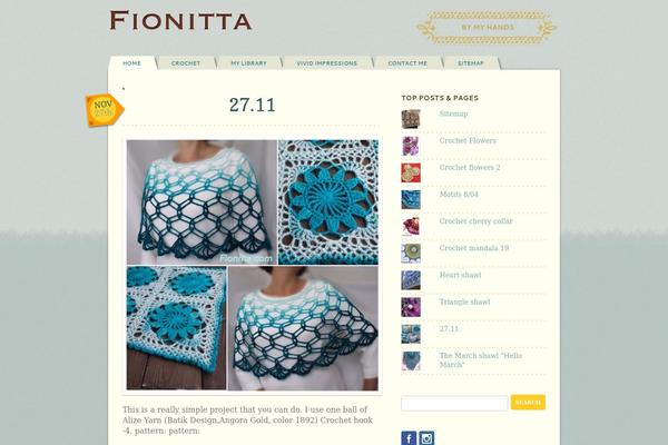 fionitta.com site used Gardeniablog