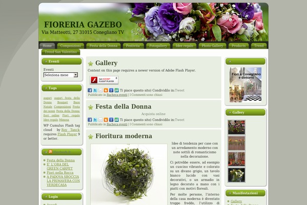 fioreriagazebo.it site used Fioriweb6