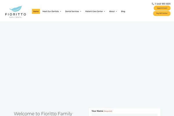 ProDent theme site design template sample