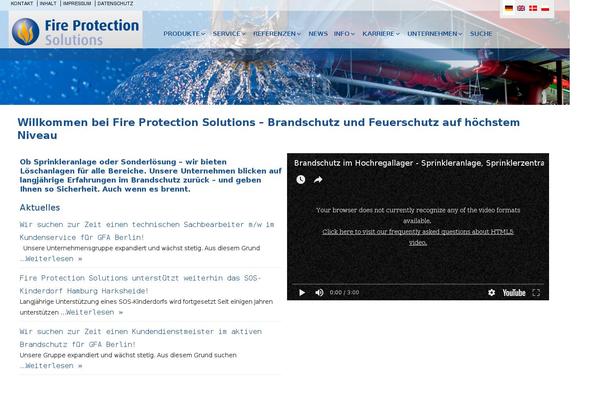 fire-protection-solutions.com site used Fps-2016